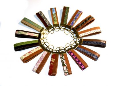 Schlüsselbänder, Schlüsselanhänger Leder und Stoff